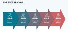 Five Step Arrows - Slide 1