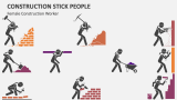 Construction Stick People (Female Construction Worker) - Slide 2