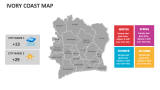 Ivory Coast map - Slide 11