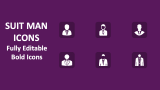 Suit Man Icons - Slide 1