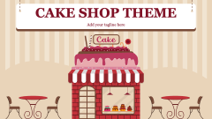 Cake Shop Theme - Slide 1