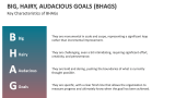 Key Characteristics of Big, Hairy, Audacious Goals (BHAGS) - Slide 2
