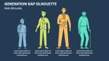 Generation Gap Male Silhouette - Slide 2