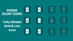 Phone Silent Icons - Slide 1