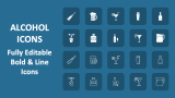 Alcohol Icons - Slide 1
