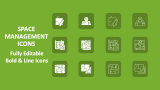 Space Management Icons - Slide 1