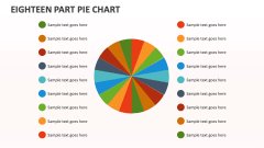 Eighteen Part Pie Chart - Slide 1