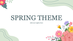 Spring Theme - Slide 1