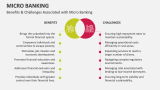 Benefits & Challenges Associated with Micro Banking - Slide 9