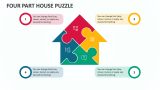 Four Part House Puzzle - Slide 1
