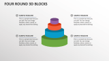 Four Round 3D Blocks - Slide 1