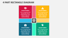 4 Part Rectangle Diagram - Slide 1