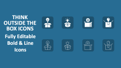 Think Outside The Box Icons - Slide 1
