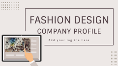 Fashion Design Company Profile - Slide 1