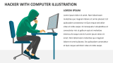 Hacker with Computer Illustration - Slide 3