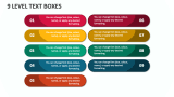 9 Level Text Boxes - Slide 1
