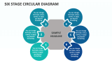 Six Stage Circular Diagram - Slide 1