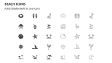 Beach Icons - Slide 2