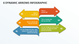 6 Dynamic Arrows Infographic - Slide 1