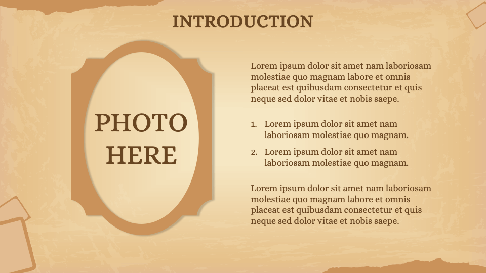 Free Vintage Photo Album Presentation Theme for Google Slides and ...