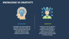 Knowledge Vs Creativity - Slide 1