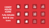Candy House Icons - Slide 1