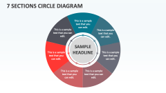 7 Sections Circle Diagram - Slide 1