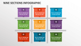 Nine Sections Infographic - Slide 1