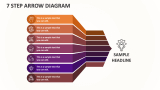 7 Step Arrow Diagram - Slide 1