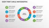 Eight Part Circle Infographic - Slide 1