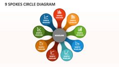 9 Spokes Circle Diagram - Slide 1
