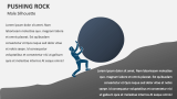 Pushing Rock - Male Silhouette - Slide 1