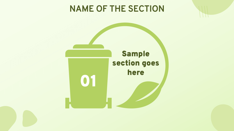 Zero Waste Living PowerPoint and Google Slides Template - PPT Slides