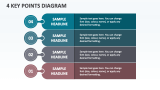 4 Key Points Diagram - Slide 1