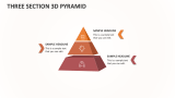 Three Section 3D Pyramid - Slide 1