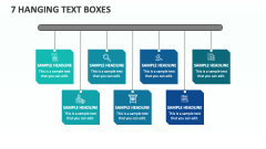 7 Hanging Text Boxes - Slide 1