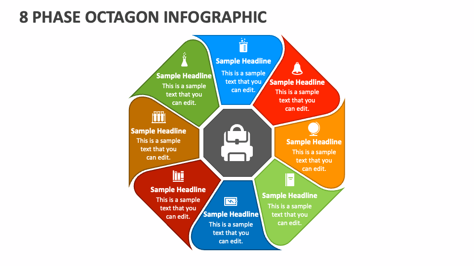 8 Phase Octagon Infographic - Slide 1