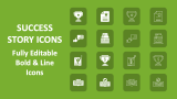 Success Story Icons - Slide 1