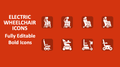 Electric Wheelchair Icons - Slide 1