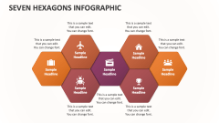Seven Hexagons Infographic - Slide 1