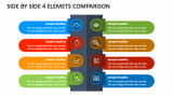 Side By Side 4 Elemets Comparison - Slide 1