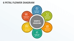 6 Petal Flower Diagram - Slide 1