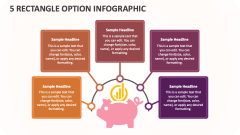 5 Rectangle Option Infographic - Slide 1