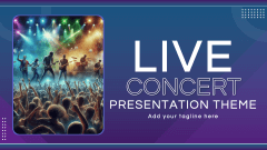 Live Concert Presentation Theme - Slide 1