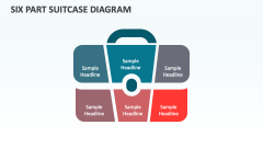 Six Part Suitcase Diagram - Slide 1