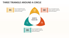 Three Triangle Around a Circle - Slide 1