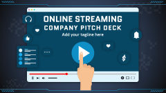 Online Streaming Company Pitch Deck - Slide 1