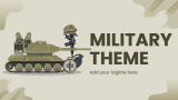 Military Theme - Slide 1