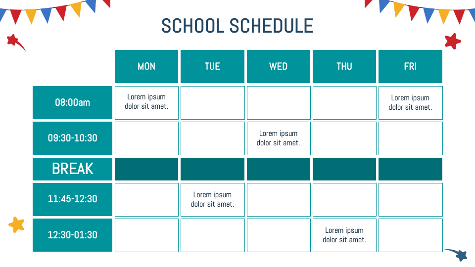 Free First Day at School Presentation for Google Slides and PowerPoint