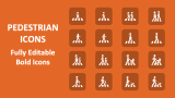 Pedestrian Icons - Slide 1